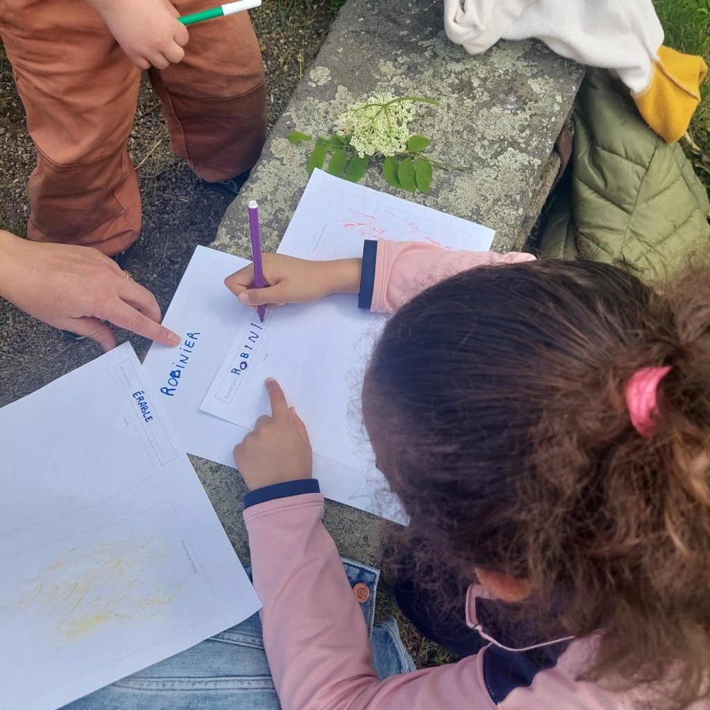 écriture avec Hand'Découverte
