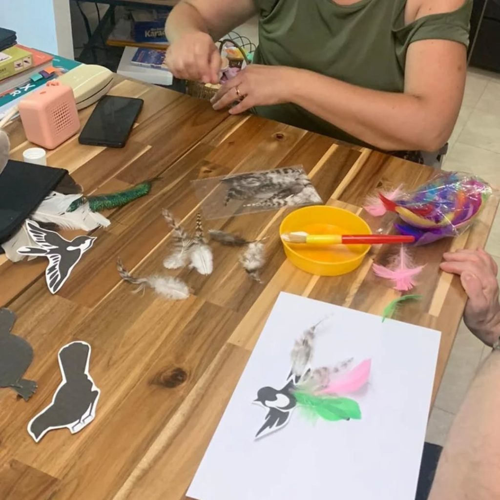 atelier nature avec Marie-Noëlle SCHMITZ