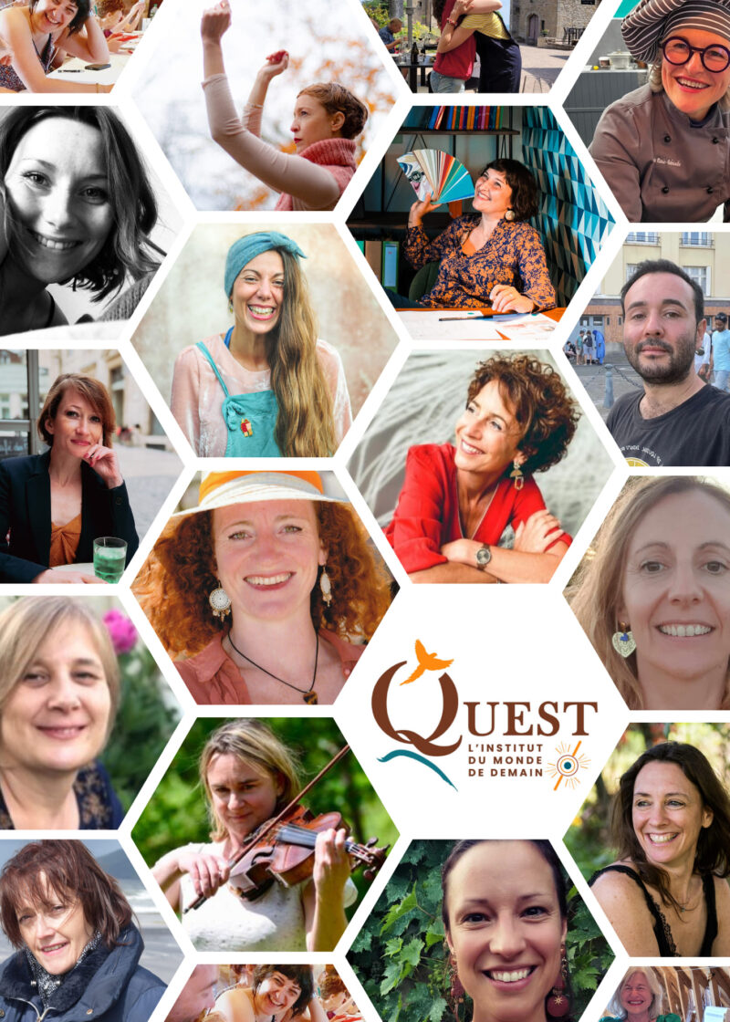 Je fais partie de Quest : communauté d'entrepreneurs créatifs, conscients, engagés et joyeux ! @florencefouere